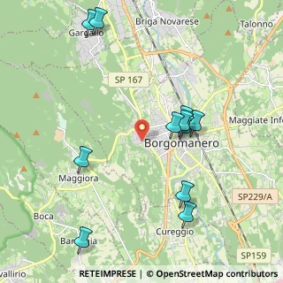 Mappa Via Don Luigi Godio, 28021 Borgomanero NO, Italia (2.19909)