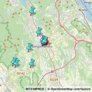 Mappa Via Goffredo Mameli, 28021 Borgomanero NO, Italia (3.17)