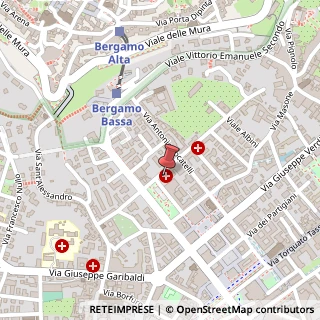 Mappa Via Brigata Lupi, 3, 24122 Bergamo, Bergamo (Lombardia)