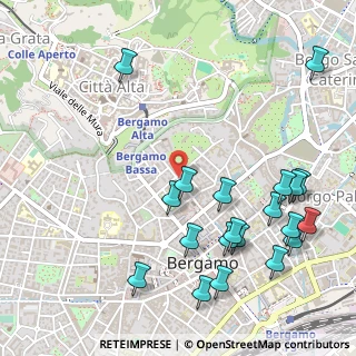 Mappa Via Locatelli, 24121 Bergamo BG, Italia (0.6375)