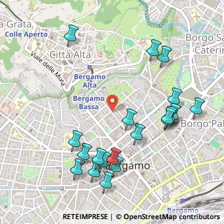 Mappa Via Locatelli, 24121 Bergamo BG, Italia (0.593)