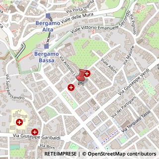 Mappa Via Antonio Locatelli, 24, 24121 Bergamo, Bergamo (Lombardia)