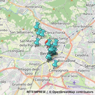 Mappa Viale Vittorio Emanuele II, 24121 Bergamo BG, Italia (1.0325)
