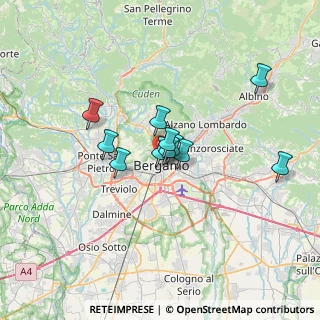 Mappa Via Locatelli, 24121 Bergamo BG, Italia (4.76364)