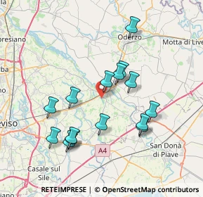 Mappa 31042 San Biagio di Callalta TV, Italia (6.96933)