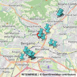 Mappa Via Vittore Ghislandi, 24125 Bergamo BG, Italia (2.10053)