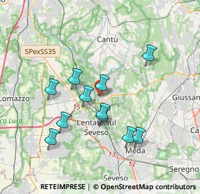 Mappa Via Isimbardi, 22060 Novedrate CO, Italia (3.25727)