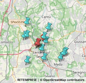 Mappa Via Isimbardi, 22060 Novedrate CO, Italia (2.90867)