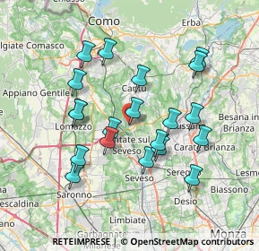 Mappa Via Isimbardi, 22060 Novedrate CO, Italia (6.7825)