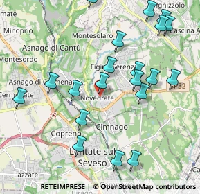 Mappa Via Isimbardi, 22060 Novedrate CO, Italia (2.2425)