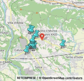 Mappa Via Don Angelo Pedrinelli, 24030 Carvico BG, Italia (1.35909)