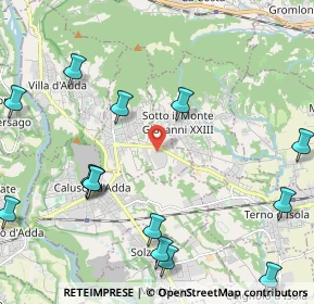 Mappa Via Don Angelo Pedrinelli, 24030 Carvico BG, Italia (3.03941)