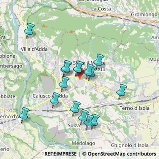 Mappa Via Don Angelo Pedrinelli, 24030 Carvico BG, Italia (1.71)