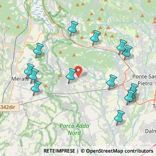 Mappa Via Don Angelo Pedrinelli, 24030 Carvico BG, Italia (5.02571)