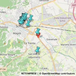 Mappa Via Ponte d’Oro, 36015 Schio VI, Italia (2.357)