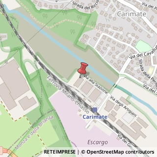 Mappa Via alla Stazione, 22, 22060 Carimate, Como (Lombardia)