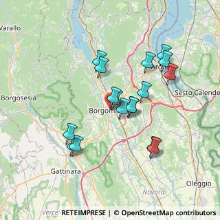 Mappa Via Scuole, 28021 Borgomanero NO, Italia (6.47)