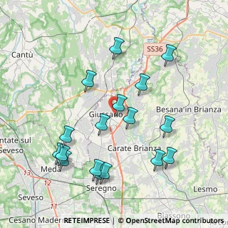 Mappa Via Edmondo de Amicis, 20833 Giussano MB, Italia (4.2)
