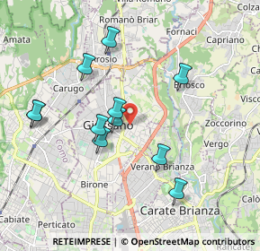 Mappa Via Edmondo de Amicis, 20833 Giussano MB, Italia (1.79)