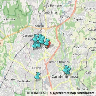 Mappa Via Edmondo de Amicis, 20833 Giussano MB, Italia (1.48)