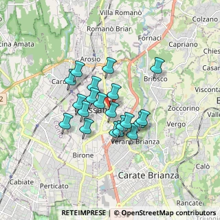 Mappa Via Edmondo de Amicis, 20833 Giussano MB, Italia (1.2535)