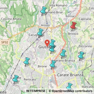Mappa Via Umberto I, 20833 Giussano MB, Italia (2.59333)