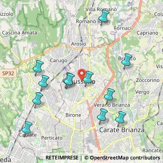 Mappa Via Umberto I, 20833 Giussano MB, Italia (2.20833)