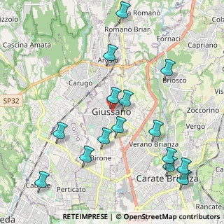 Mappa Via Umberto I, 20833 Giussano MB, Italia (2.35733)