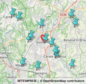 Mappa Via Umberto I, 20833 Giussano MB, Italia (4.27)