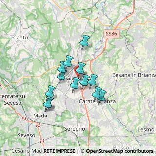 Mappa Via Umberto I, 20833 Giussano MB, Italia (2.70538)