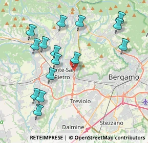 Mappa VIa Fausto Radici, 24030 Mozzo BG, Italia (4.36)