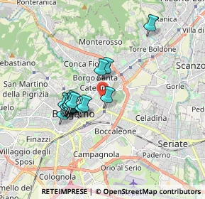 Mappa Via Ambrogio da Calepio, 24125 Bergamo BG, Italia (1.41118)