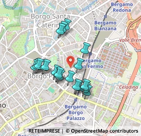 Mappa Via Ambrogio da Calepio, 24125 Bergamo BG, Italia (0.368)