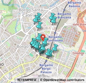 Mappa Via Ambrogio da Calepio, 24125 Bergamo BG, Italia (0.3175)