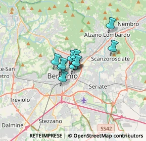 Mappa Via Ambrogio da Calepio, 24125 Bergamo BG, Italia (1.68727)