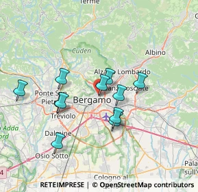 Mappa Via Ambrogio da Calepio, 24125 Bergamo BG, Italia (6.04636)