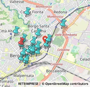 Mappa Via Ambrogio da Calepio, 24125 Bergamo BG, Italia (0.886)