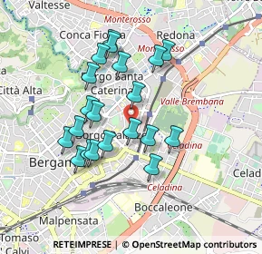 Mappa Via Ambrogio da Calepio, 24125 Bergamo BG, Italia (0.786)