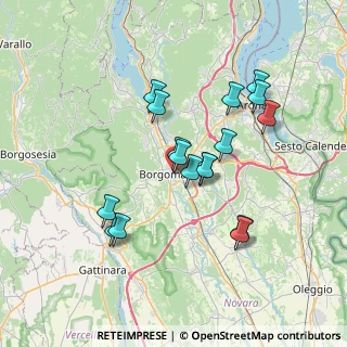 Mappa Via Martiri della Libertà, 28021 Borgomanero NO, Italia (6.41529)