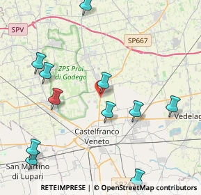 Mappa SS 667, 31039 Vallà TV, Italia (4.88455)