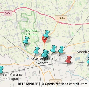 Mappa SS 667, 31039 Vallà TV, Italia (3.9725)