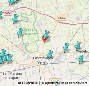 Mappa SS 667, 31039 Vallà TV, Italia (7.179)