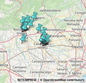 Mappa SS 667, 31039 Vallà TV, Italia (9.725)