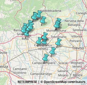 Mappa SS 667, 31039 Vallà TV, Italia (12.108)