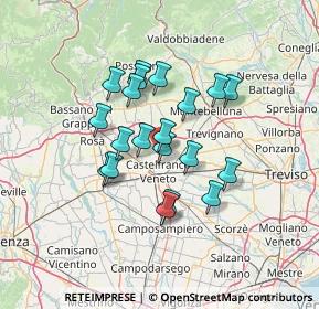 Mappa SS 667, 31039 Vallà TV, Italia (10.673)