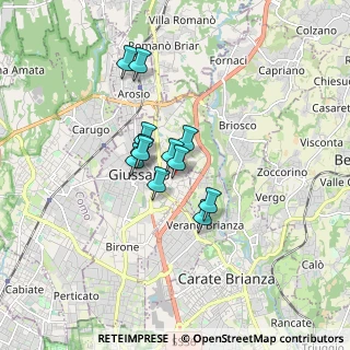 Mappa Via Kennedy, 20833 Giussano MB, Italia (1.13083)