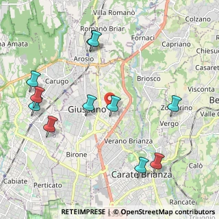 Mappa Via Kennedy, 20833 Giussano MB, Italia (2.37909)