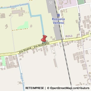 Mappa Via Rossano, 38, 36056 Tezze sul Brenta, Vicenza (Veneto)