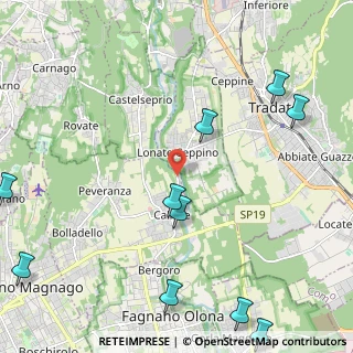 Mappa Via per Lonate, 21050 Cairate VA, Italia (3.20273)