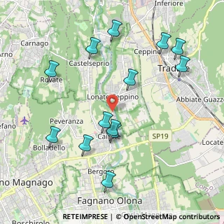 Mappa Via per Lonate, 21050 Cairate VA, Italia (2.19)